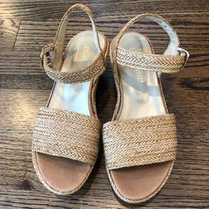 Stuart Weitzman woven wedges